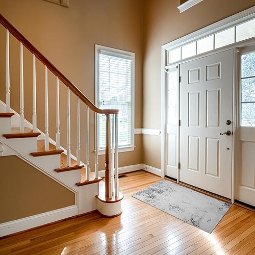 Miniatura 3 de Cinknots Alfombra para corredores, pasillos, alfombra larga de cocina, antideslizante para entrada, dormitorio, sala de estar, alfombra trasera de