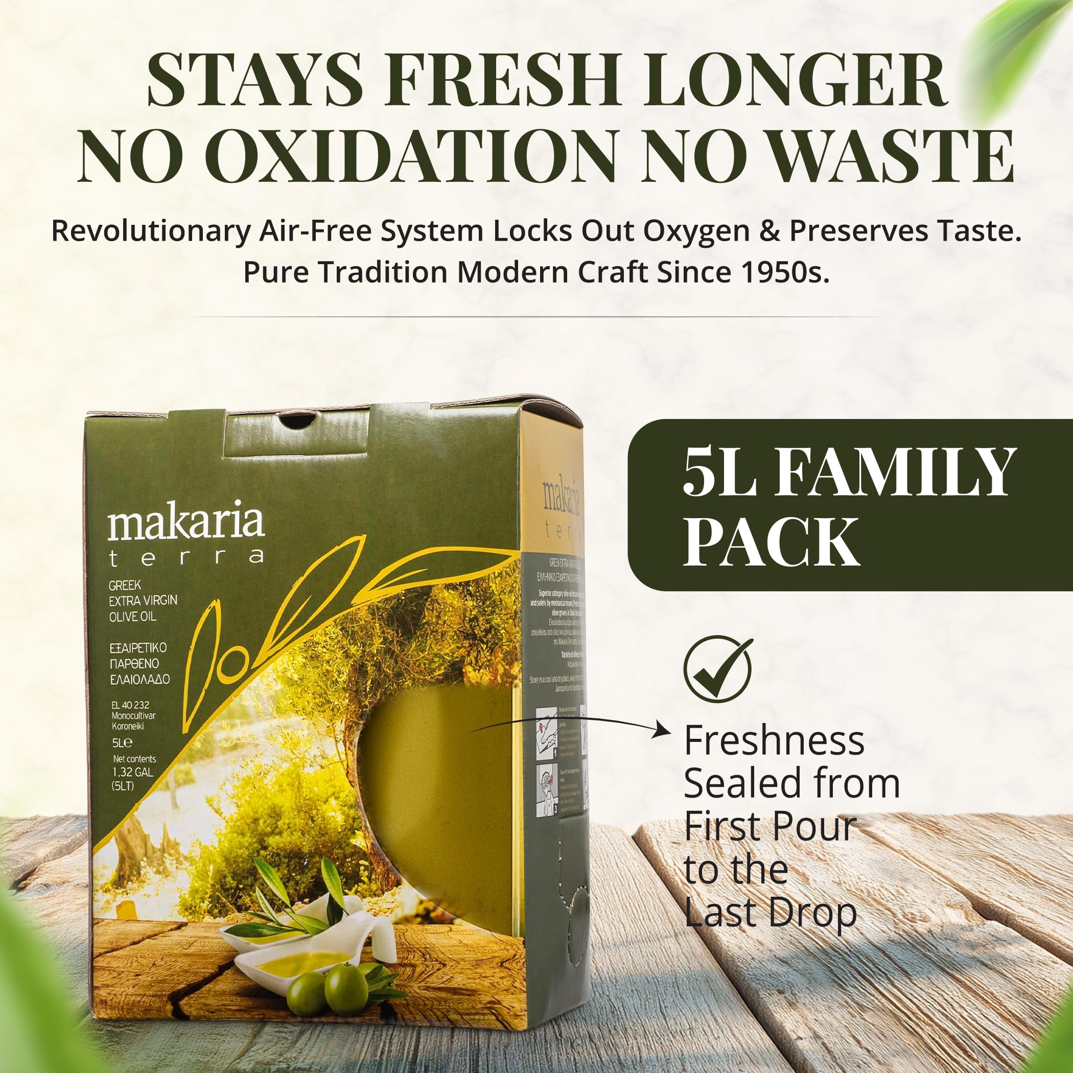 Amazon.com : Makaria Terra, Greek Extra Virgin Olive Oil, 2025