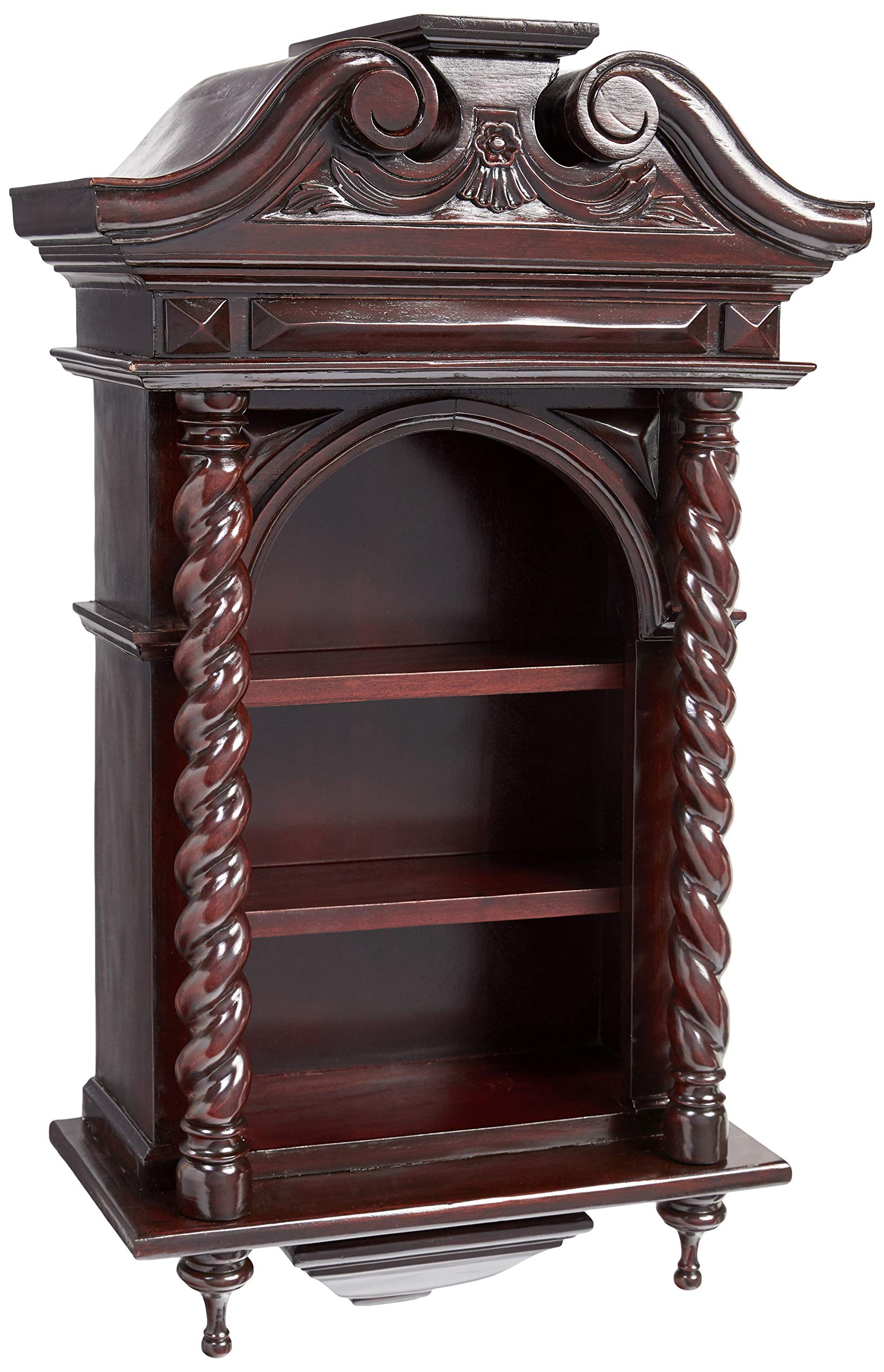 Design Toscano Charles II Wall Curio Cabinet