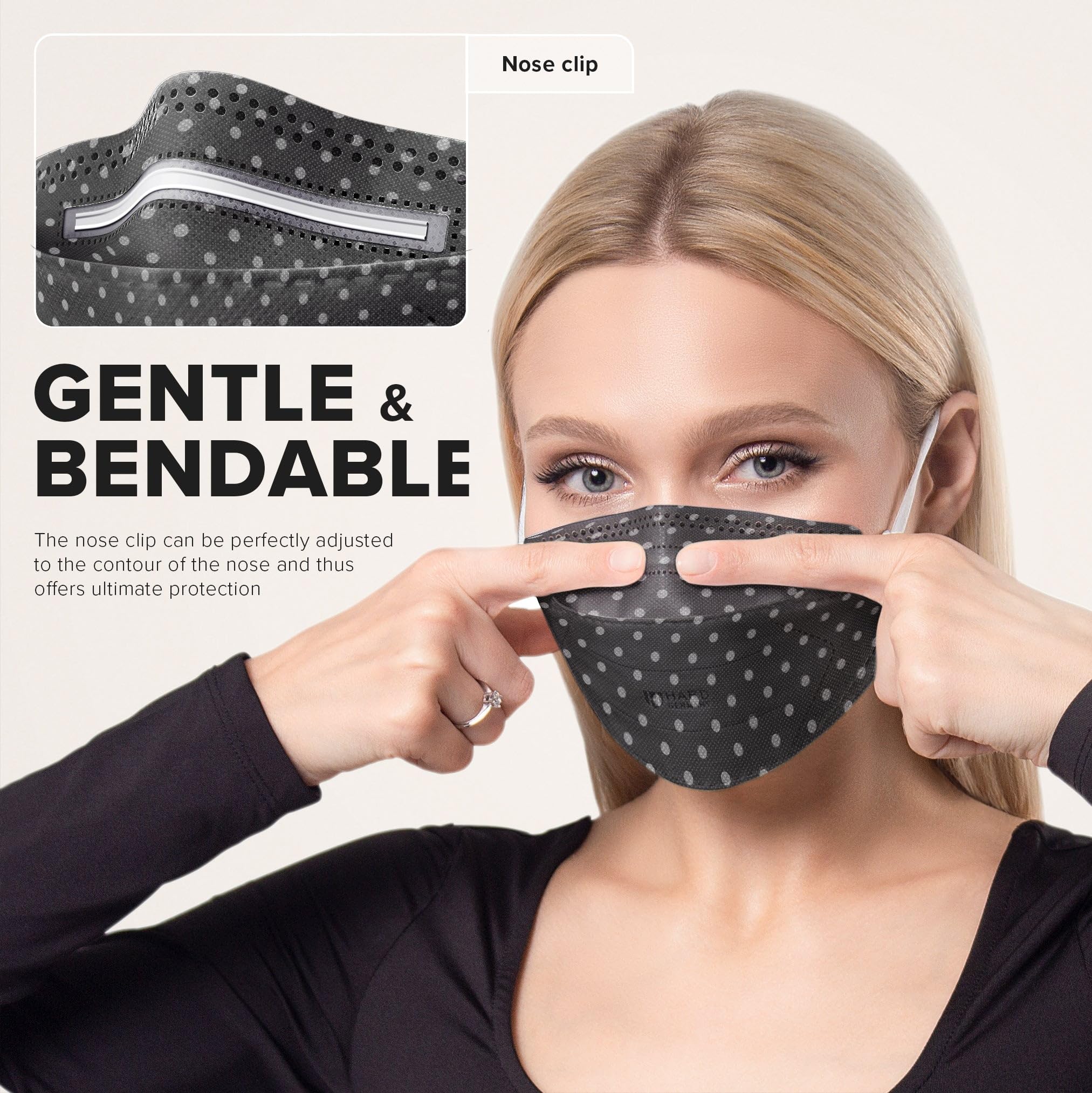 10 Masques FFP2 HARD - Fabriqués En Allemagne, Filtration 99.5%