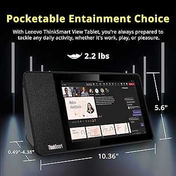 Amazon.com: Lenovo ThinkSmart View ZA690000US Video