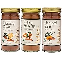 Vista 17 de Colección de Mezcla de Especias Orgánicas Beller Nutrition Pack de 10 Impulso Matinal, Super Sumac, Tex Mex, Vegitude, Cinnapeel, Todo Sabroso