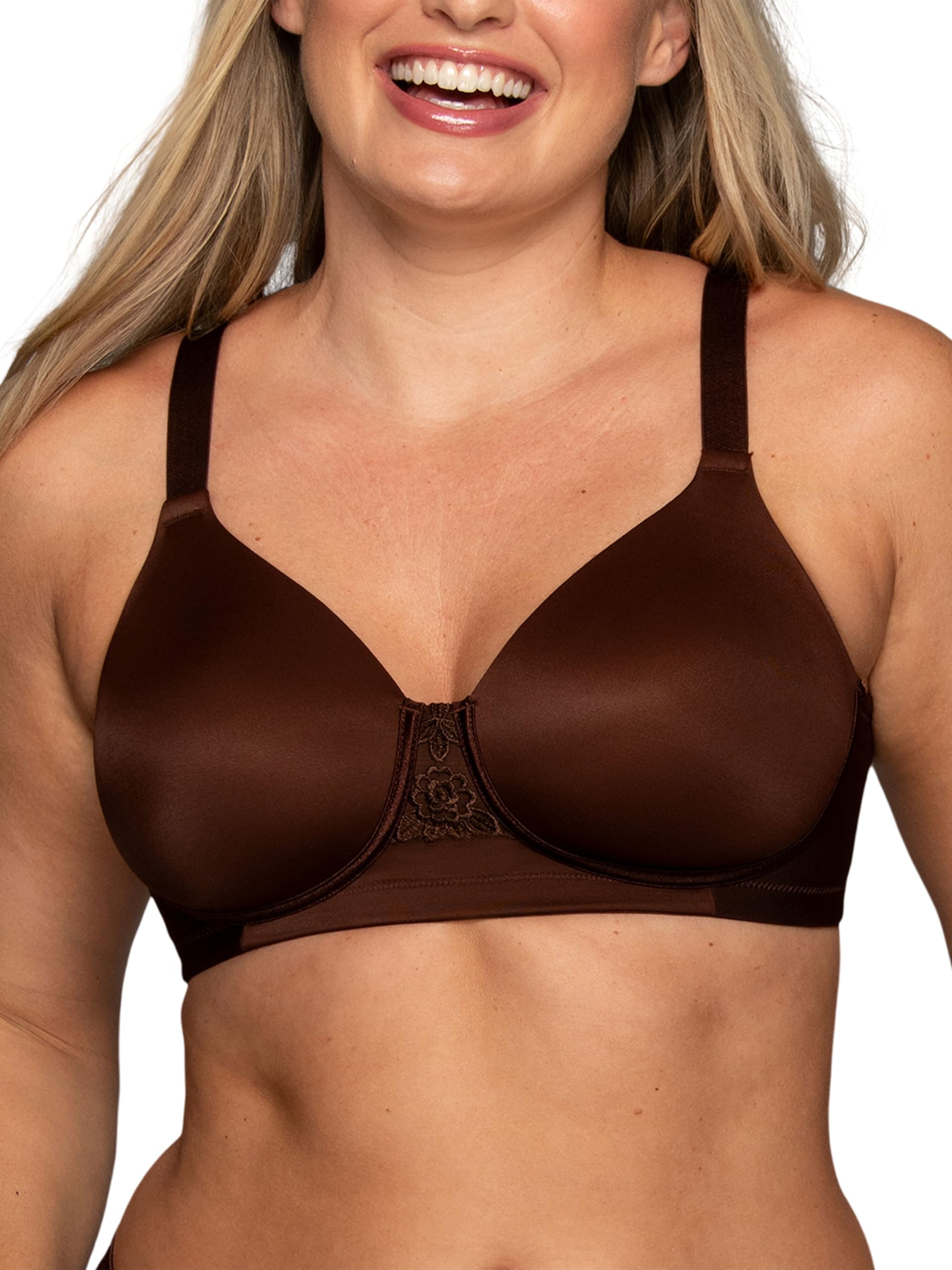 Vanity Fair Women's Beauty Back Full Figure Wirefree Bra 71380, Cappuccino, 40DD