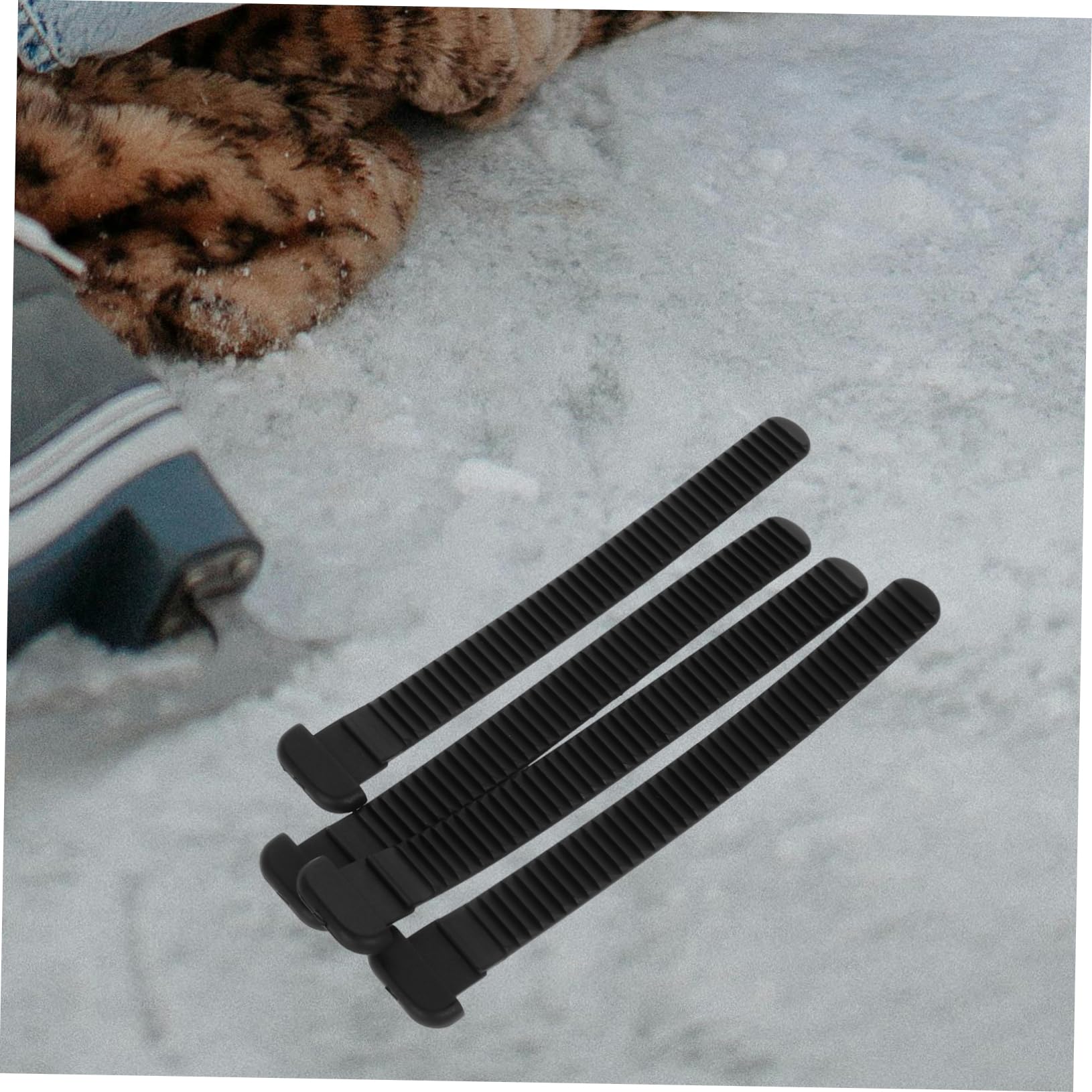 Toddmomy Hebilla De Ajuste Del Zapato De Skate. Mujeres Hombres Correa De Escalera Para Sujetar Snowboard Correas De Unión Cinturón De Energía Patines Black De Polivinilo