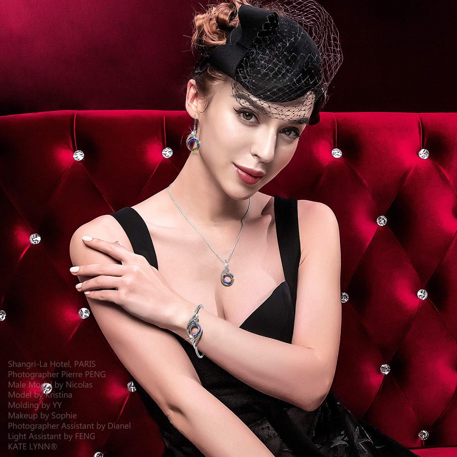 Kate Lynn "Rise From the Ashes Phoenix Necklace Made with Crystals from Austria, 18"+2" Necklace, Packaged with Jewelry Box, Birthday Gift for Women, Symbol of Luck and Renewal - Image 5