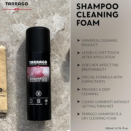 Miniatura 5 de Tarrago Spray de espuma de limpieza en seco  Limpiador y suavizante universal para cuero  Incoloro  6.8 fl oz  6,76 fl.oz, Claro