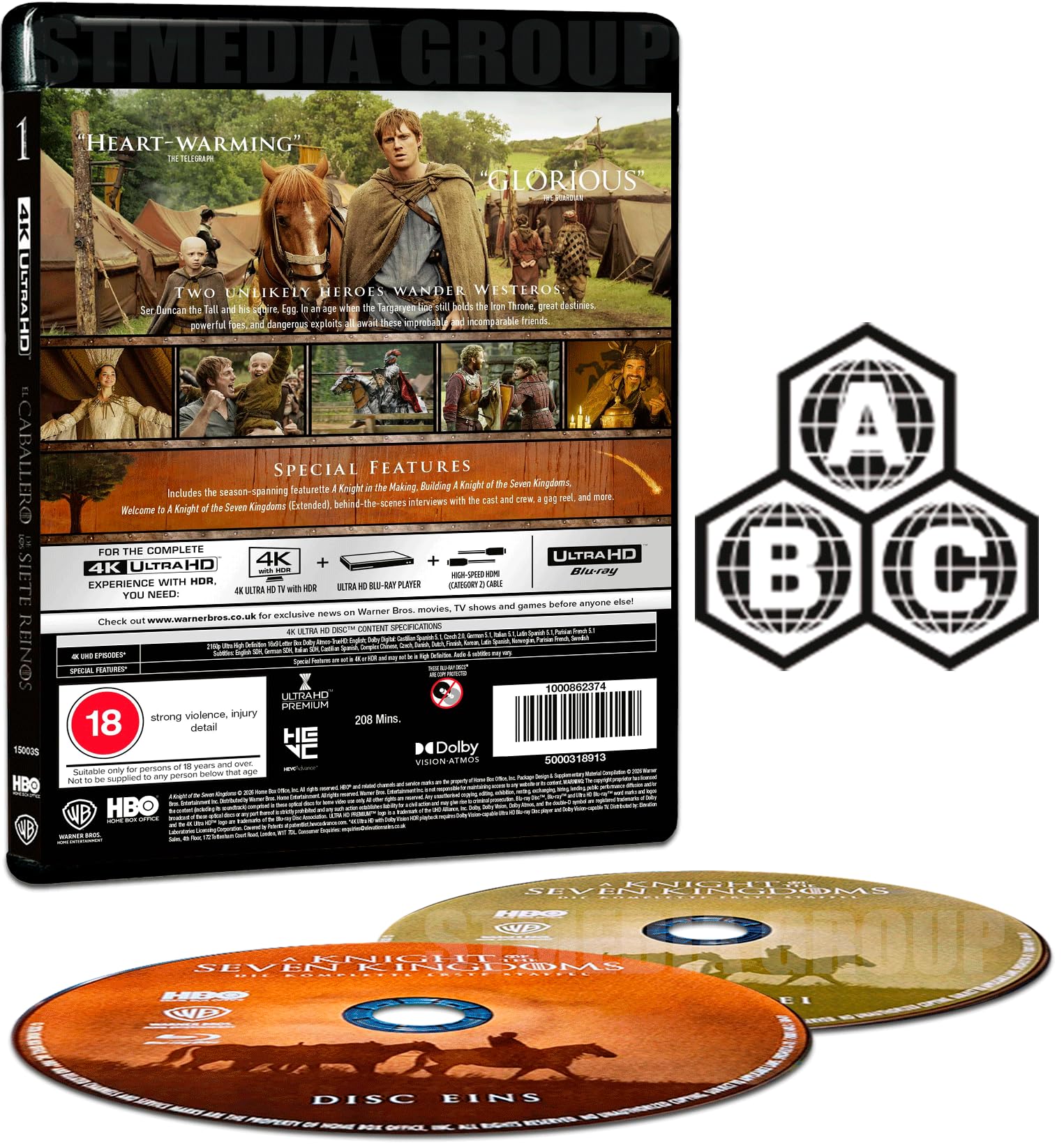 A Knight of the Seven Kingdoms: The Complete First Season (Special Features) [4K UHD + Blu-ray] [Region Free]