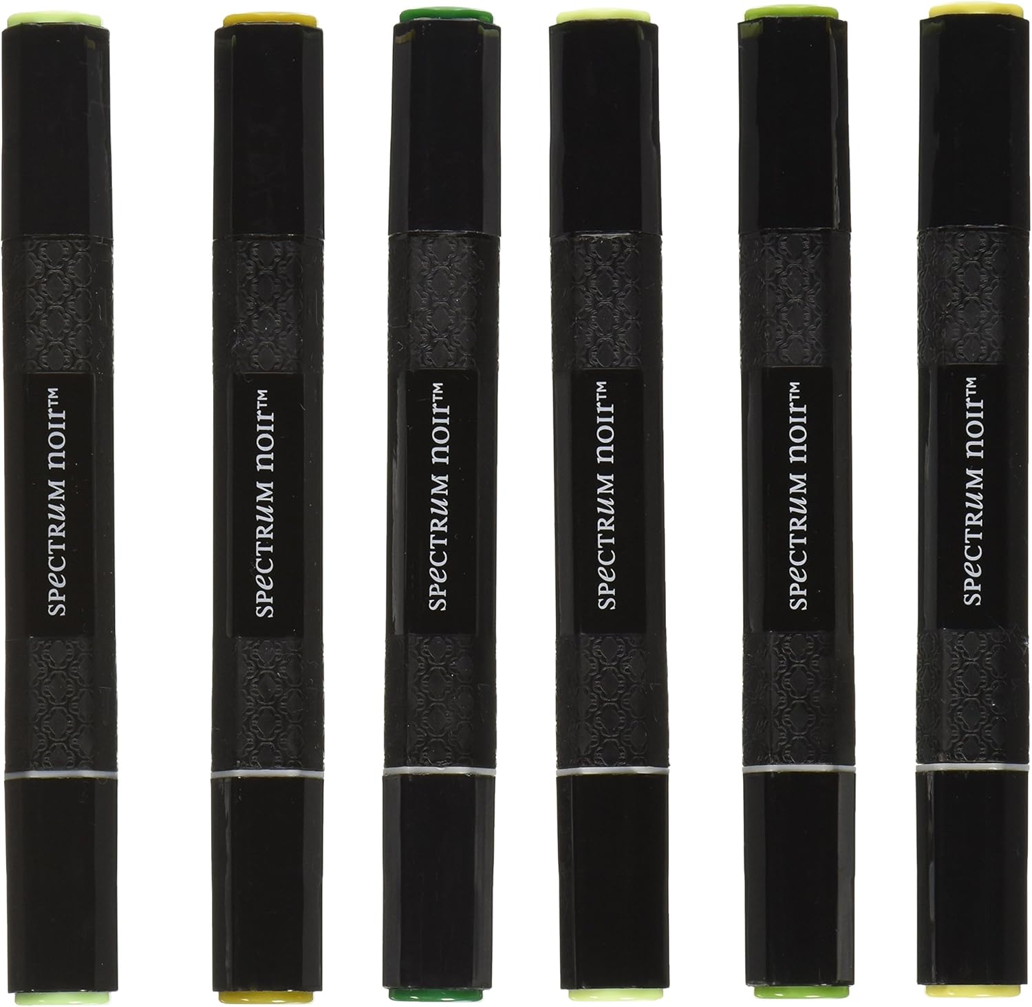 Spectrum Noir Crafter's Companion SPECN-Green Alcohol Markers, Greens, 6 Per Package