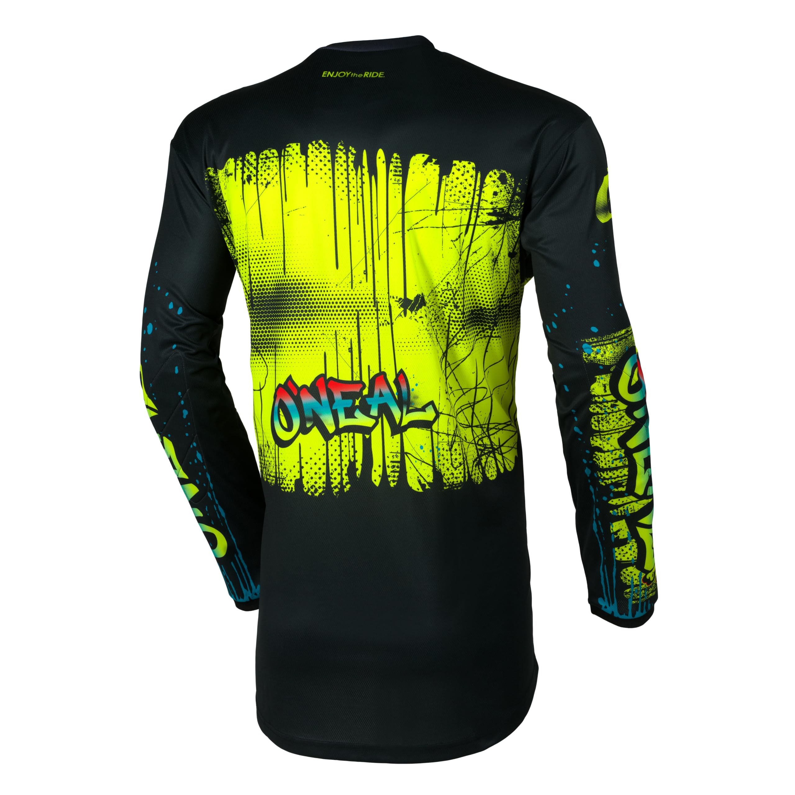 O'NEAL Element - Maglia da ragazzo Rancid Black/Fluo, taglia L