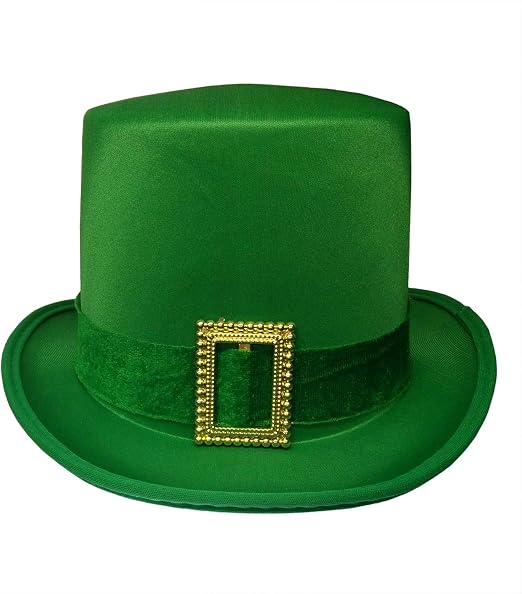 Top Hat with Buckle Adult Costume Cap 