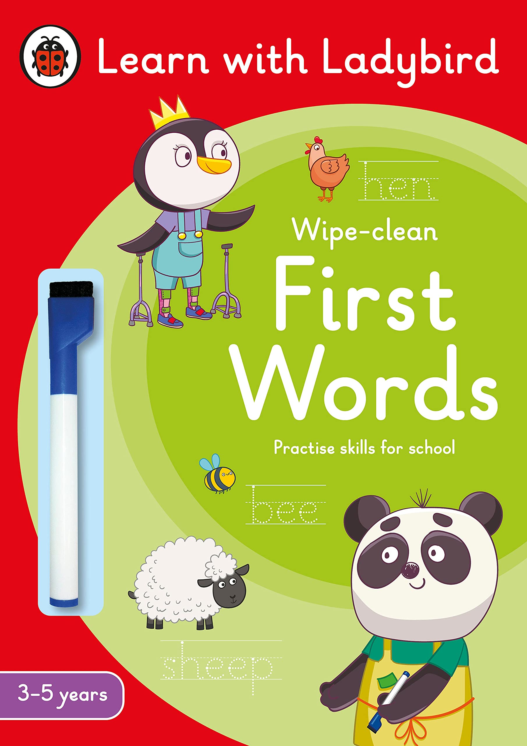 First Words : A Learn with Ladybird Wipe