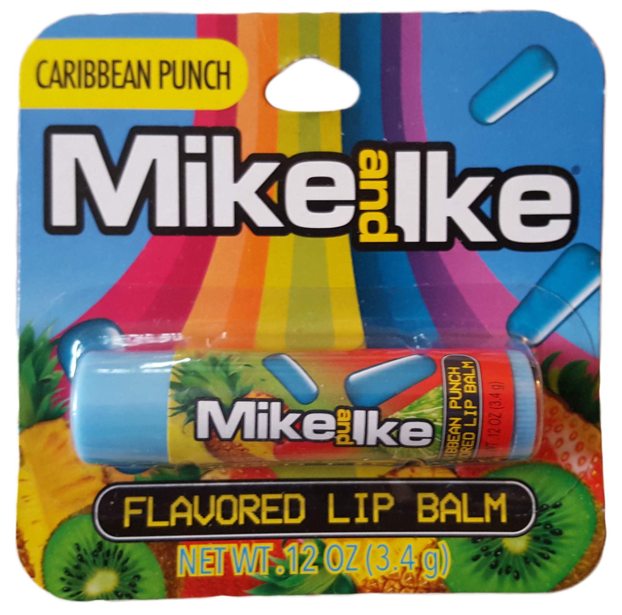 Mike and IKE Candy Flavored Lip Balm .12 OZ (Caribbean Punch)