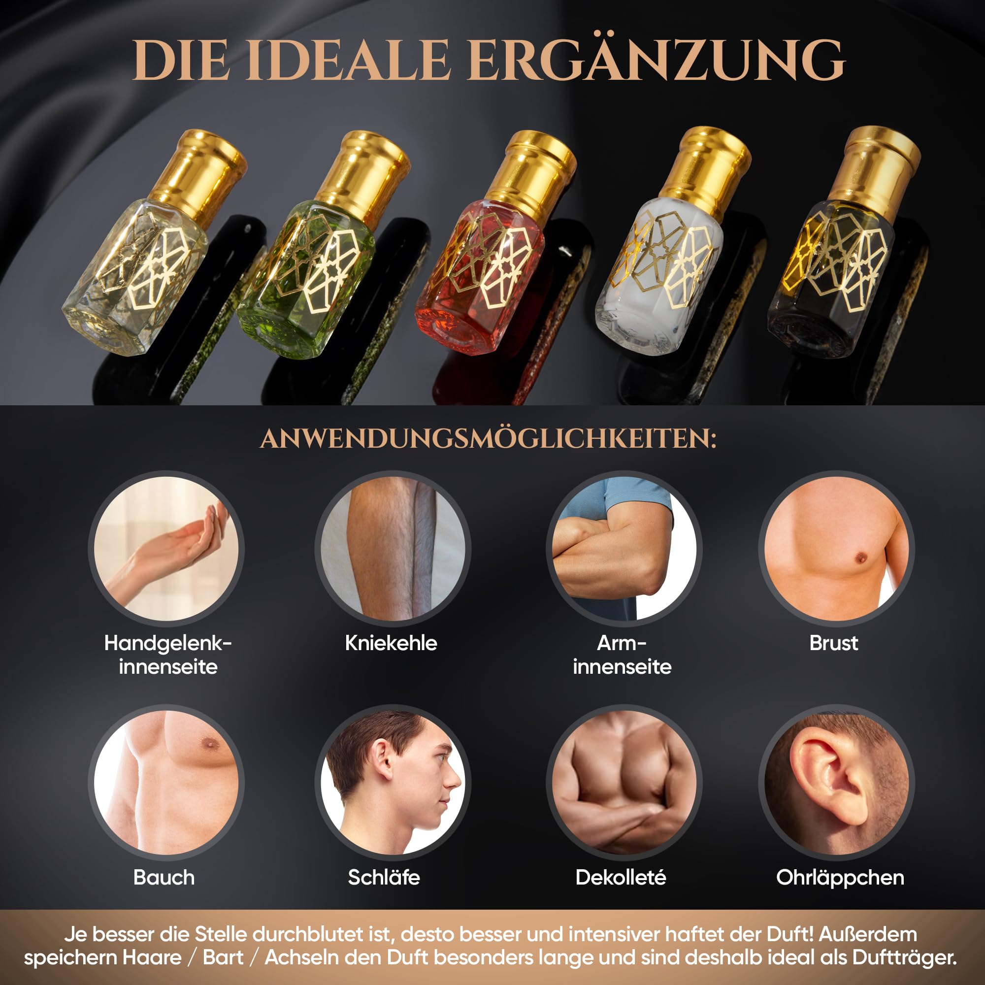 El-Musc - Musk Tahara Royal Silky 6ml aceite perfumado, almizcle blanco, misk, para HOMBRES y MUJERES