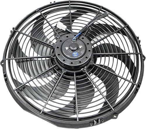 Top Street Performance HC7105 Pro Series Ventilador de radiador de 16" con hoja curva equilibrada para computadora