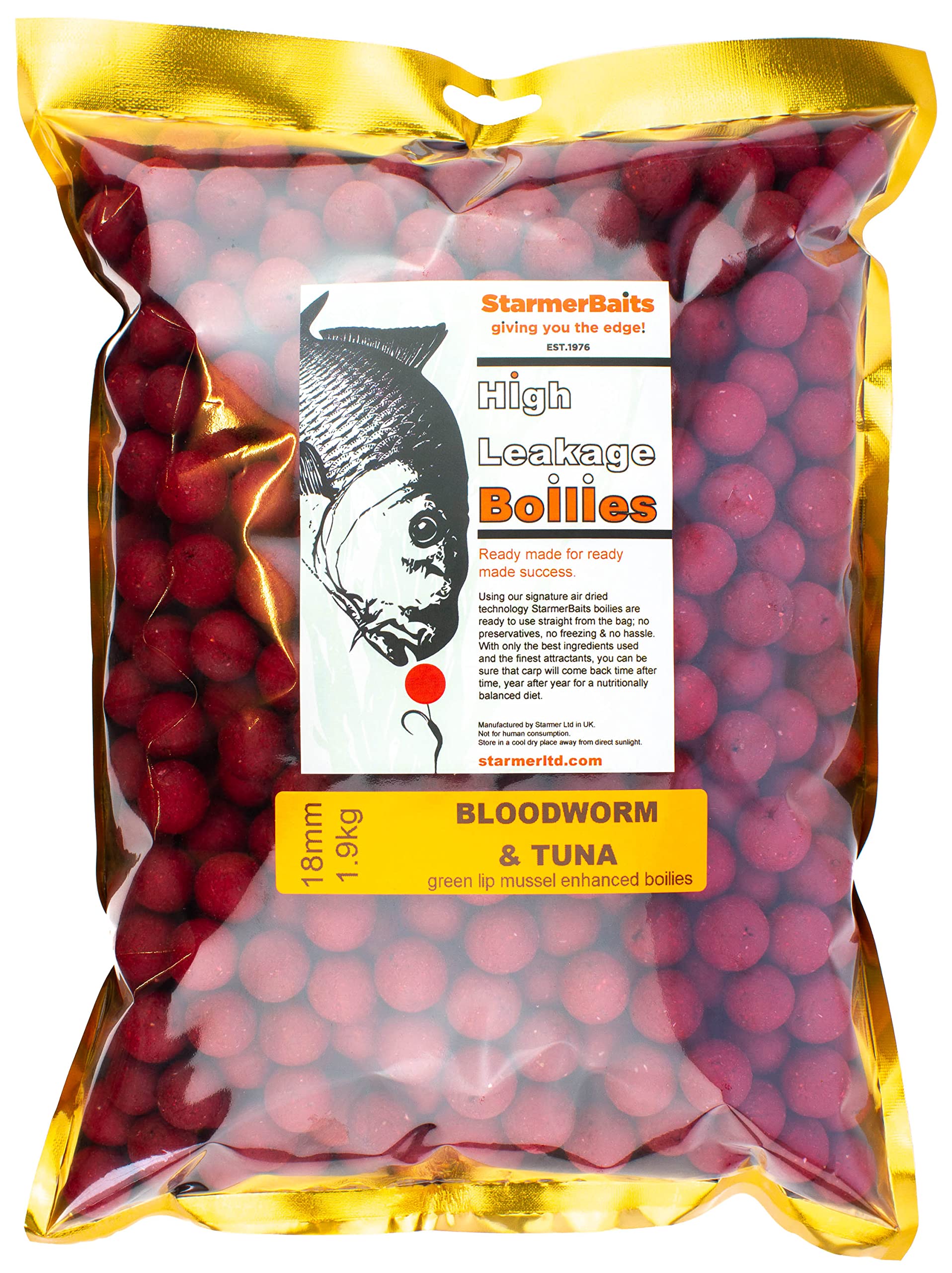 starmerbaits boilies/BLOODWORM & TUNA / 18mm / 1.9kg