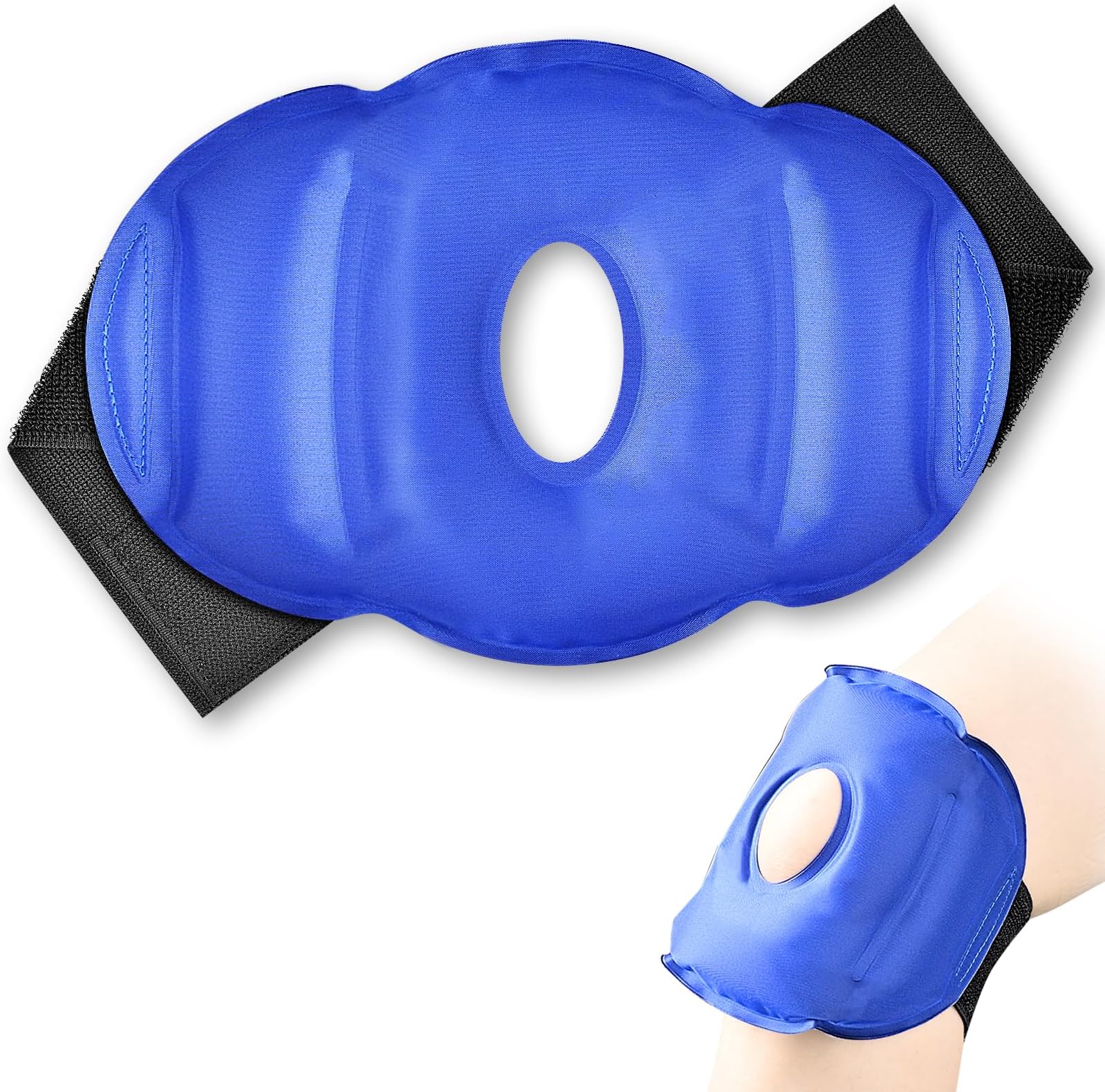 Ice Pack for Knee, Reusable Gel Hot Cold Pack for Knee Pain Relief, Fast Pain Relief Ice Packs Hot & Cold Compress Therapy for Swelling, Sports Injury, Bursitis, Arthritis, Joint Pain, Sprains