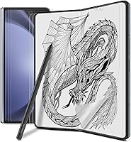 Vista 1 de [3+3] Protector de pantalla mate antideslumbrante para Samsung Galaxy Z Fold 5, paquete de 3 protectores de pantalla mate antideslumbrantes + 3