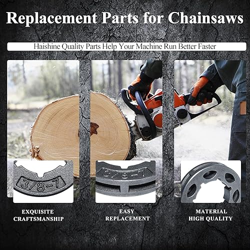 Miniatura 4 de 5 unids rueda dentada 38 "paso 7 diente 0.748 in para Stihl MS360 MS310 para Husqvarna 154 254 50 51 55 motosierra #18720 piezas de repuesto