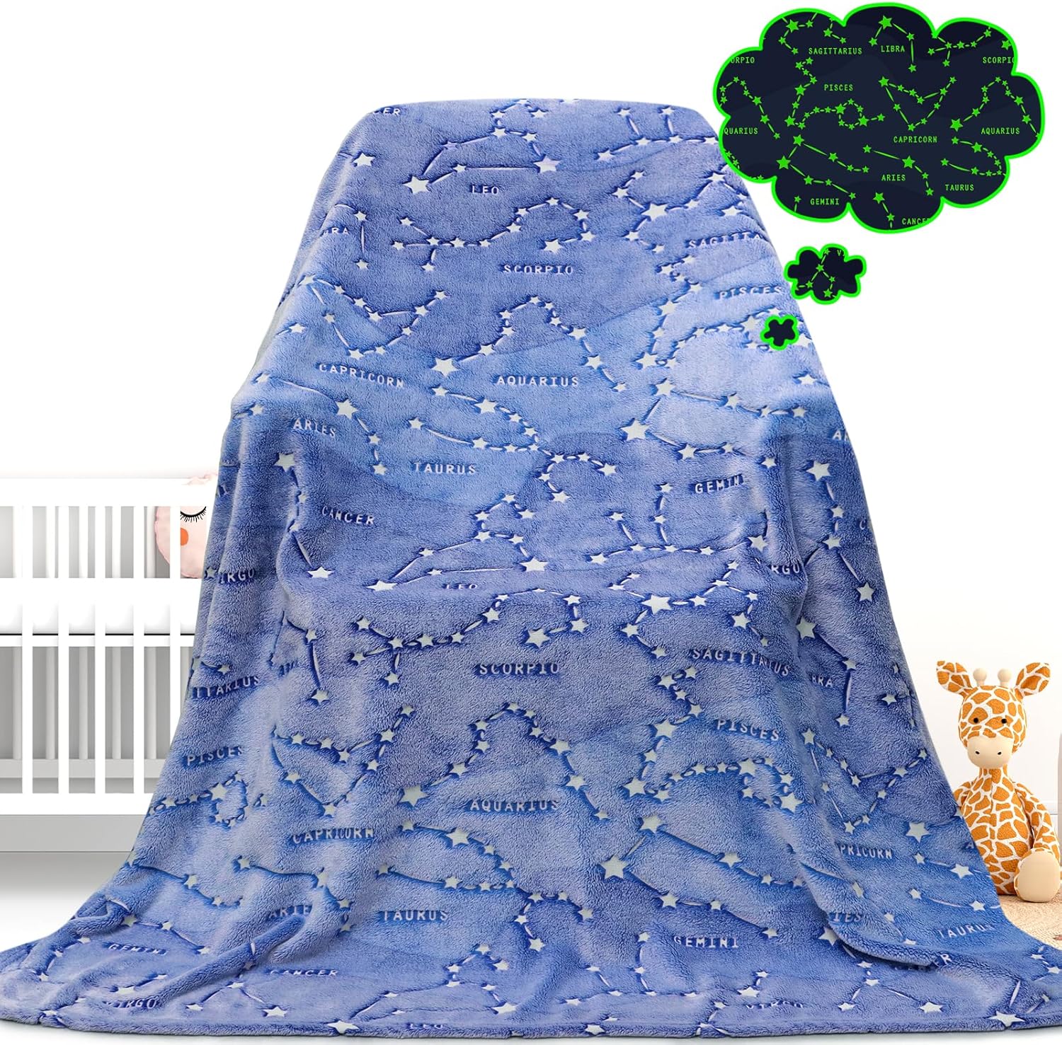 Glow in the Dark Constellation Blanket