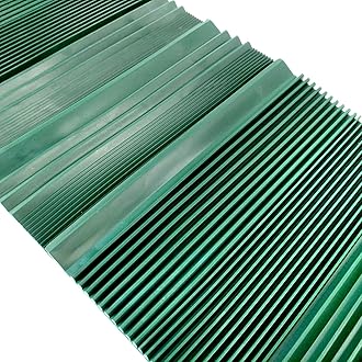 ASR Outdoor Rubber Riffled Gold Sluice Box Matting for Gold Recovery, 27x10 inch