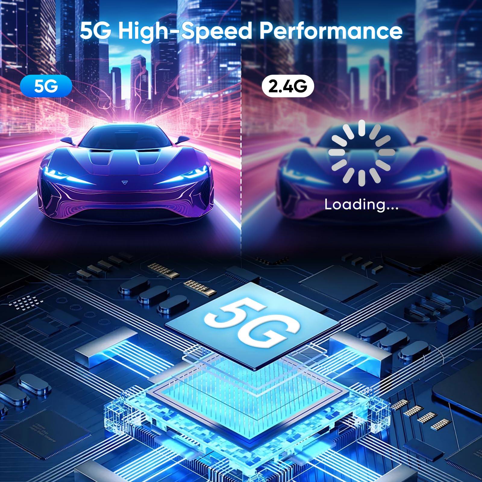 Wireless HDMI Transmitter and Receiver 4k, Wireless HDMI Extender for Seamless High-Definition Streaming from Laptop/PC/TV Box to Monitor/TV/Projector, 4K Decoding 1080P Out, Plug & Play