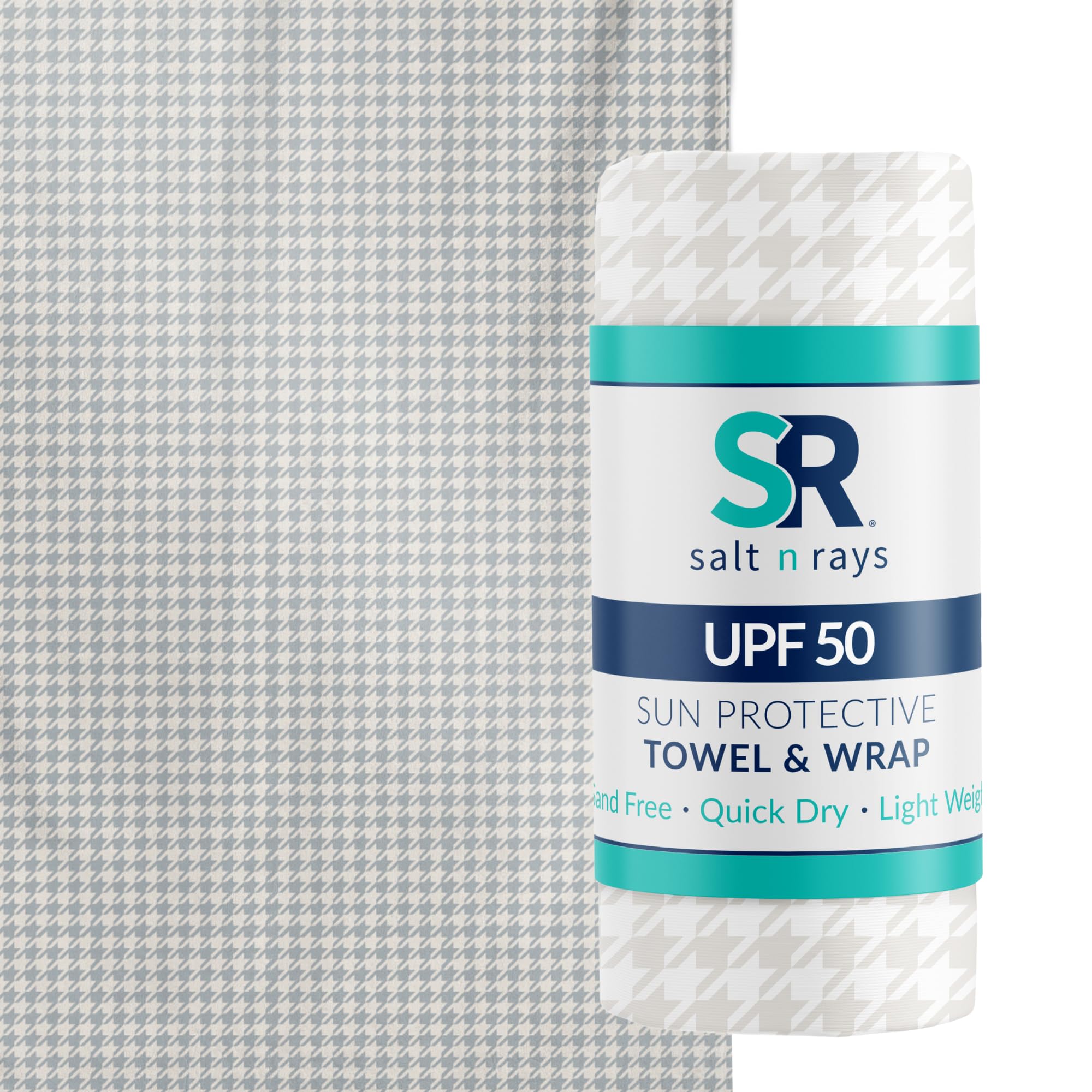 Salt n Rays UPF 50 Sol Wrap Towel Sun Protection (Ecru)