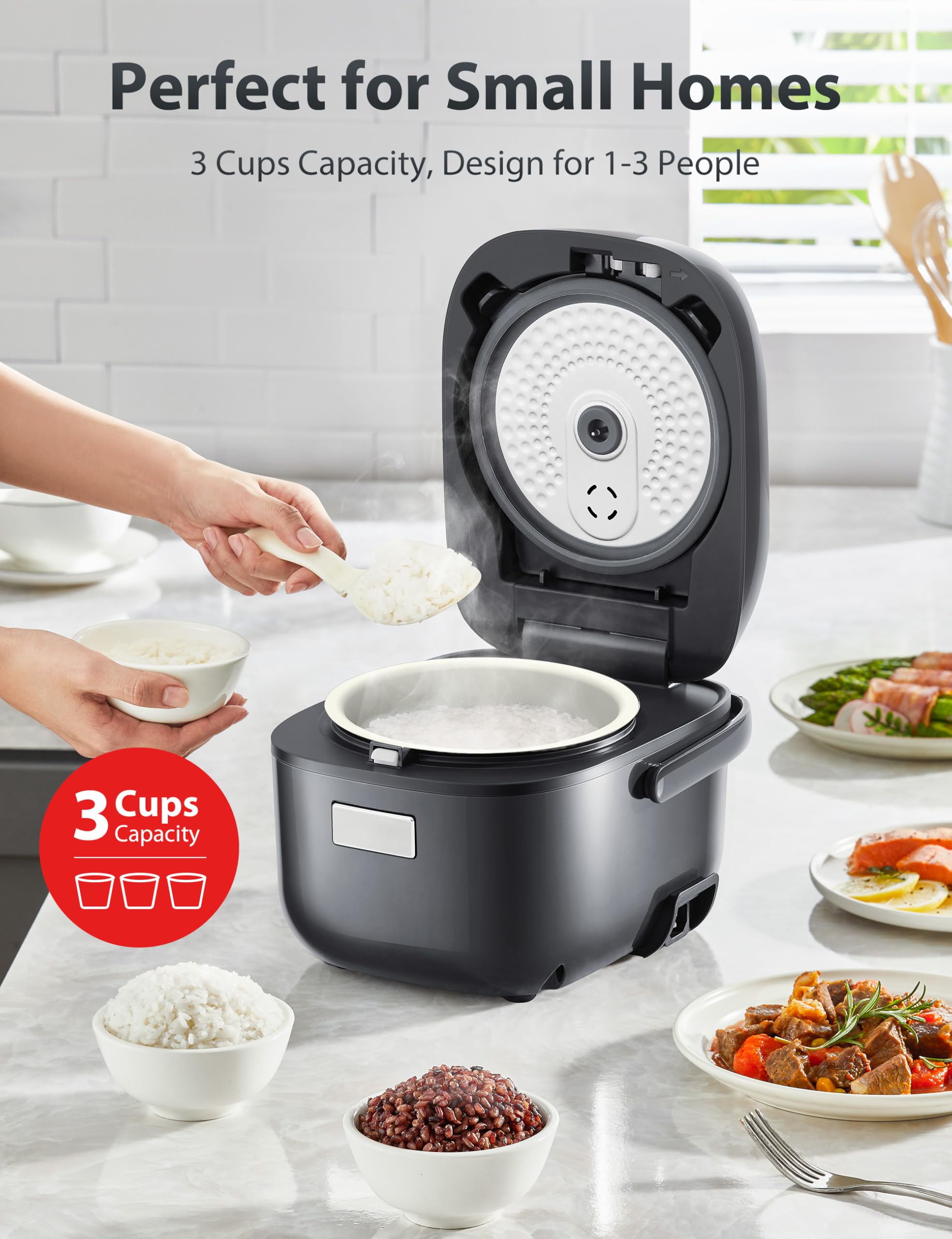 Cuisinart 3-Cup Rice Cooker 炊飯器 Amazon.com: Cuisinart CRC-400P1 4 Cup Rice Cooker, Stainless