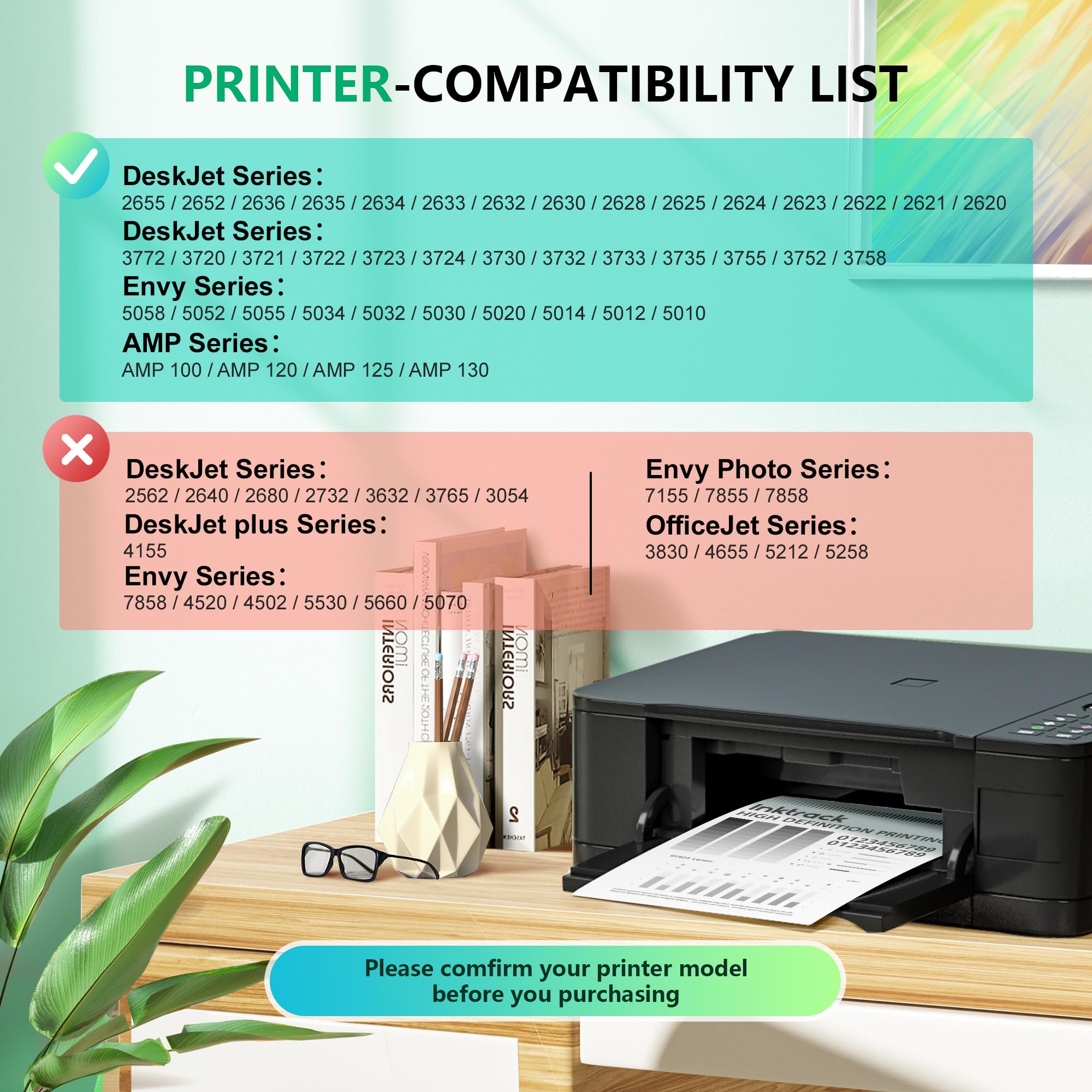 Hotsell 65XL Substituição Do Cartucho De Tinta Para 65 Xl Hp65 Para Envy DeskJet3720 3722 3755