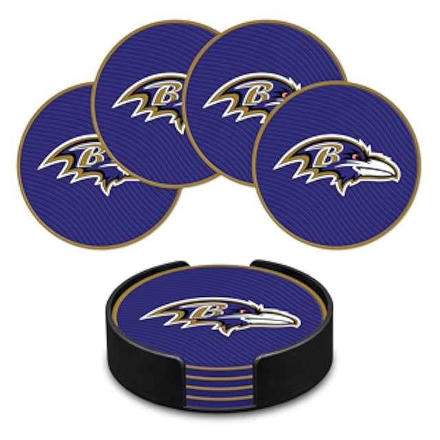 Rico Industries NFL Football Classic Favorites: PVC Coaster Set (4-Pack)