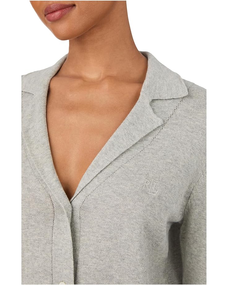 Lauren Ralph Lauren Sweater Knit Long Sleeve Notch Collar Long Pant Pajama Set - #3 of 3