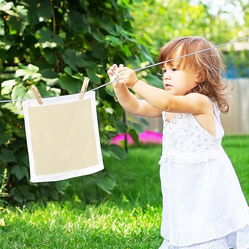 Miniatura 8 de Juego de 2 toallas de algodón absorbente de 12 x 12 pulgadas color beige crema suave juego de 2 toallas cuadradas de cocina para limpiar la cara