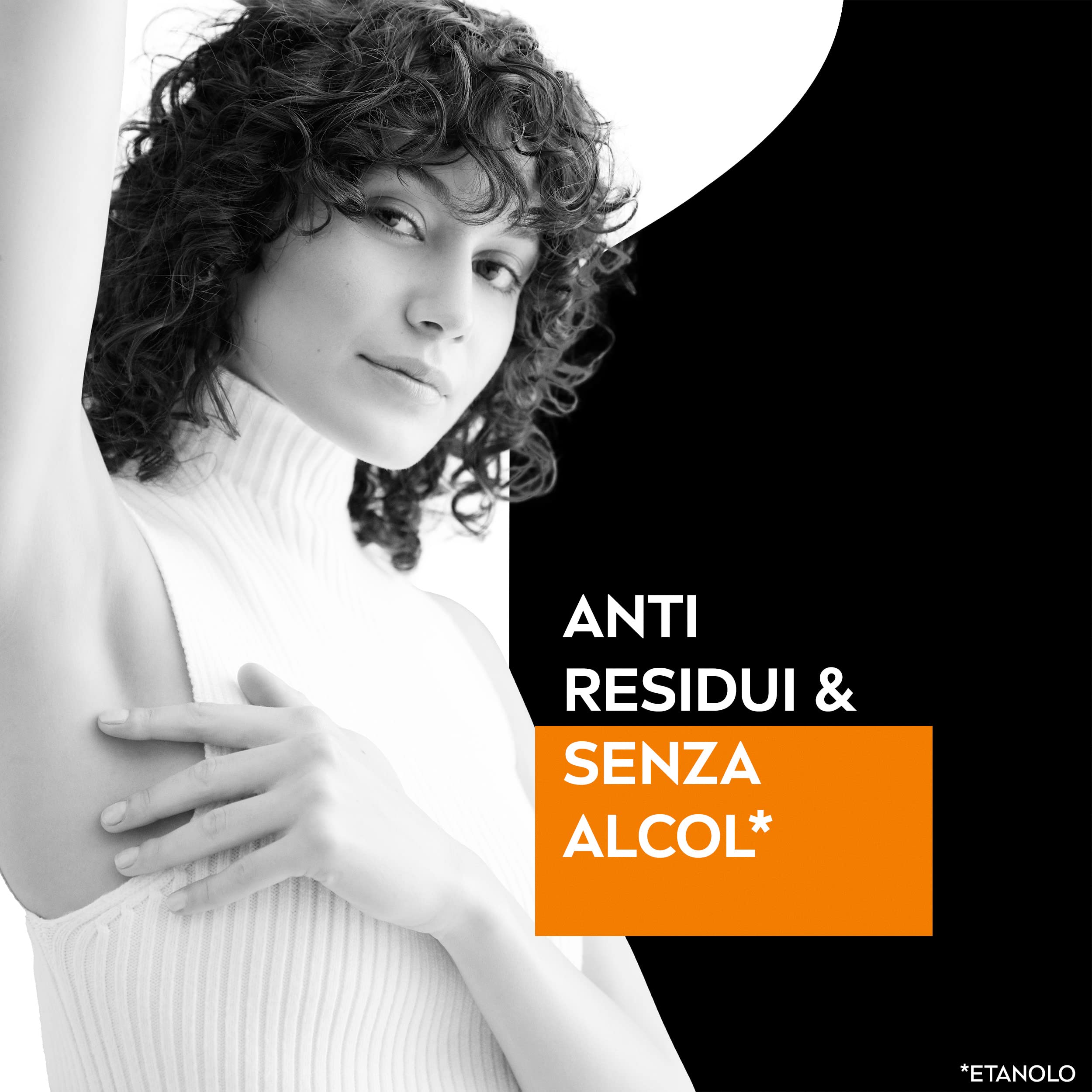 Nivea Black & White Invisible Ultimate Impact Deodorante Roll-On Antitraspirante 48h SkinActive Protection Senza Alcol Contro Cattivi Odori Sudore Macchie Residui Irritazioni - 8 Flaconi da 50ml