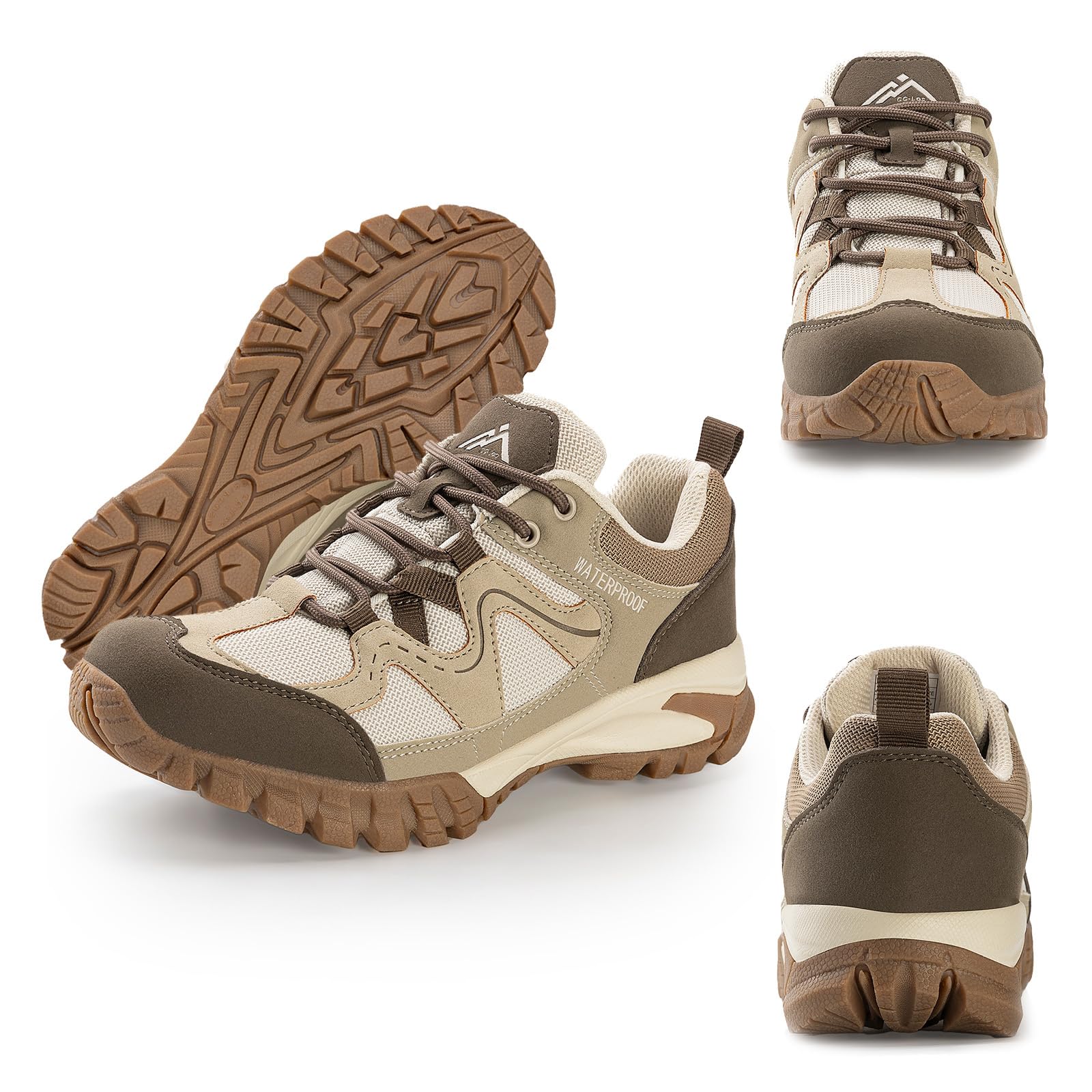 CC-Los Damen wasserdichte Wanderschuhe Leichte WP Wanderschuhe für Outdoor Klettern Größe 36-43