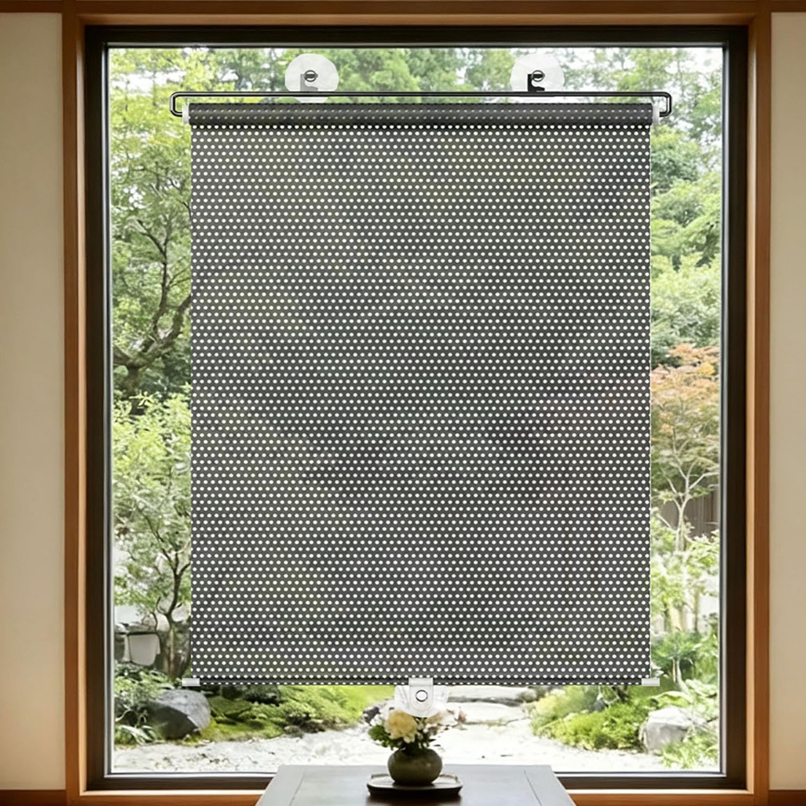 80X200cm Sonnenschutz Verdunkelungsrollo mit Saugnäpfen,Thermorollo