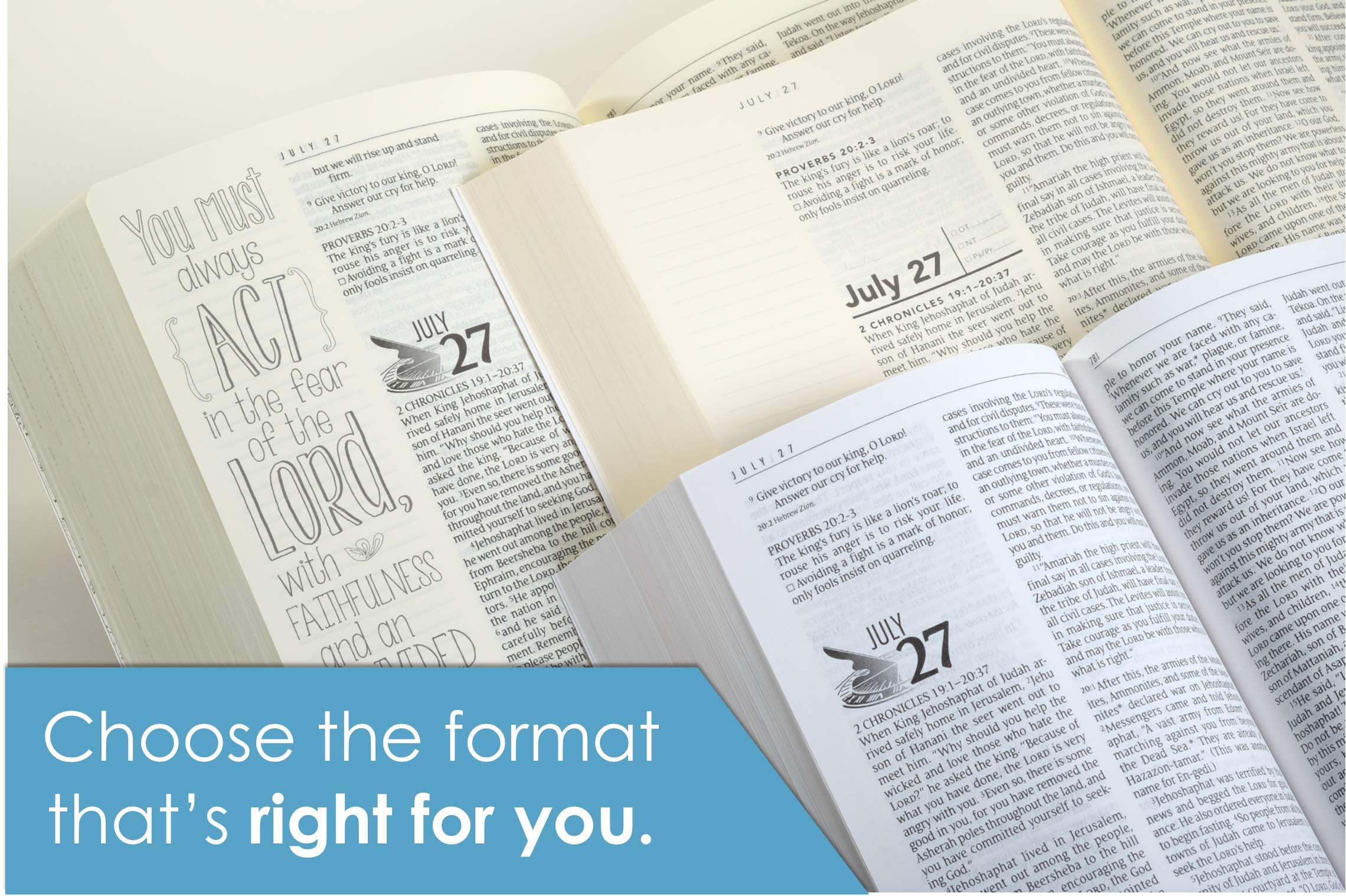 The One Year Bible Expressions NLT, Deluxe (Hardcover, Pink Flowers) - Image 7