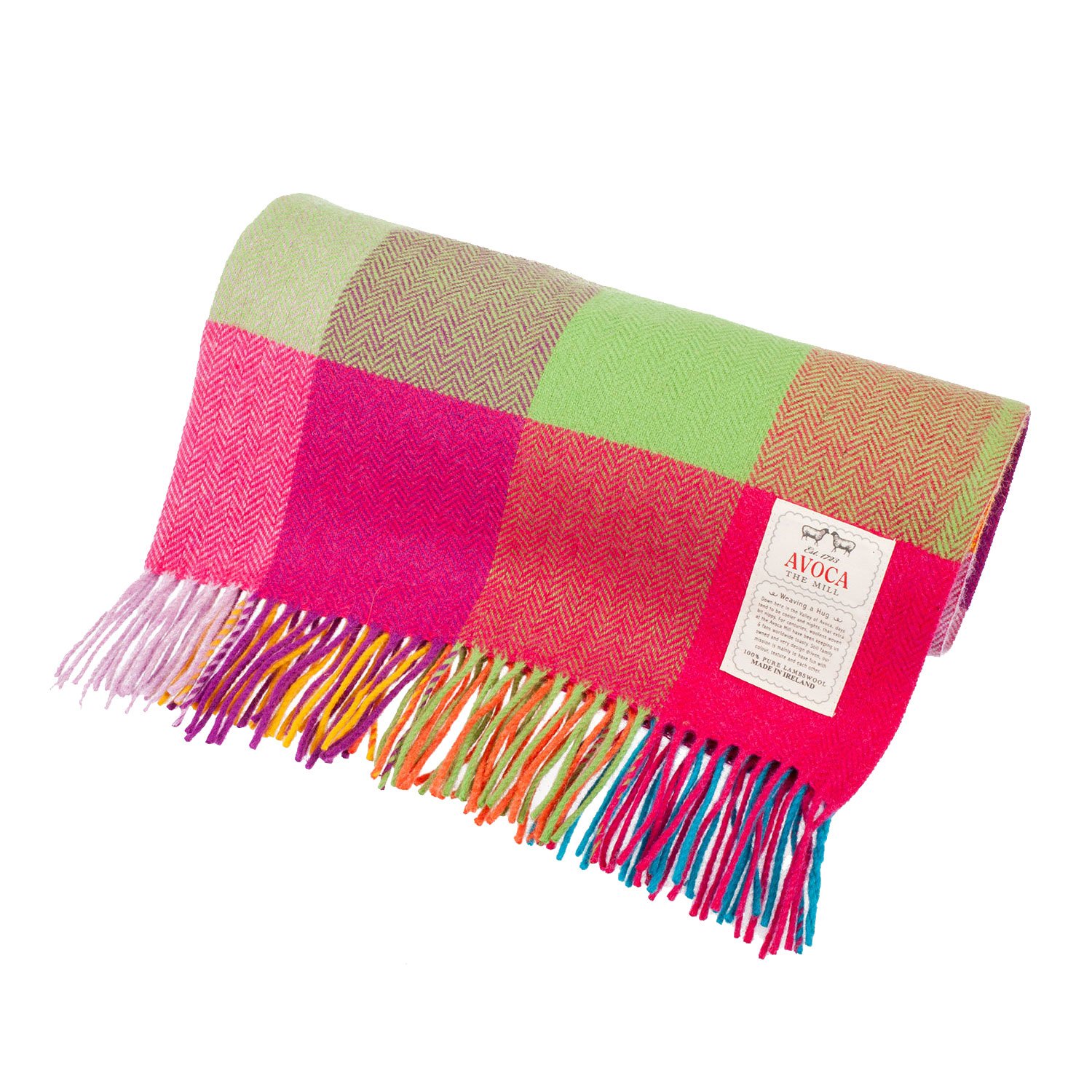 Amazon.com: Avoca 100% Irish Lambswool Throw, 72