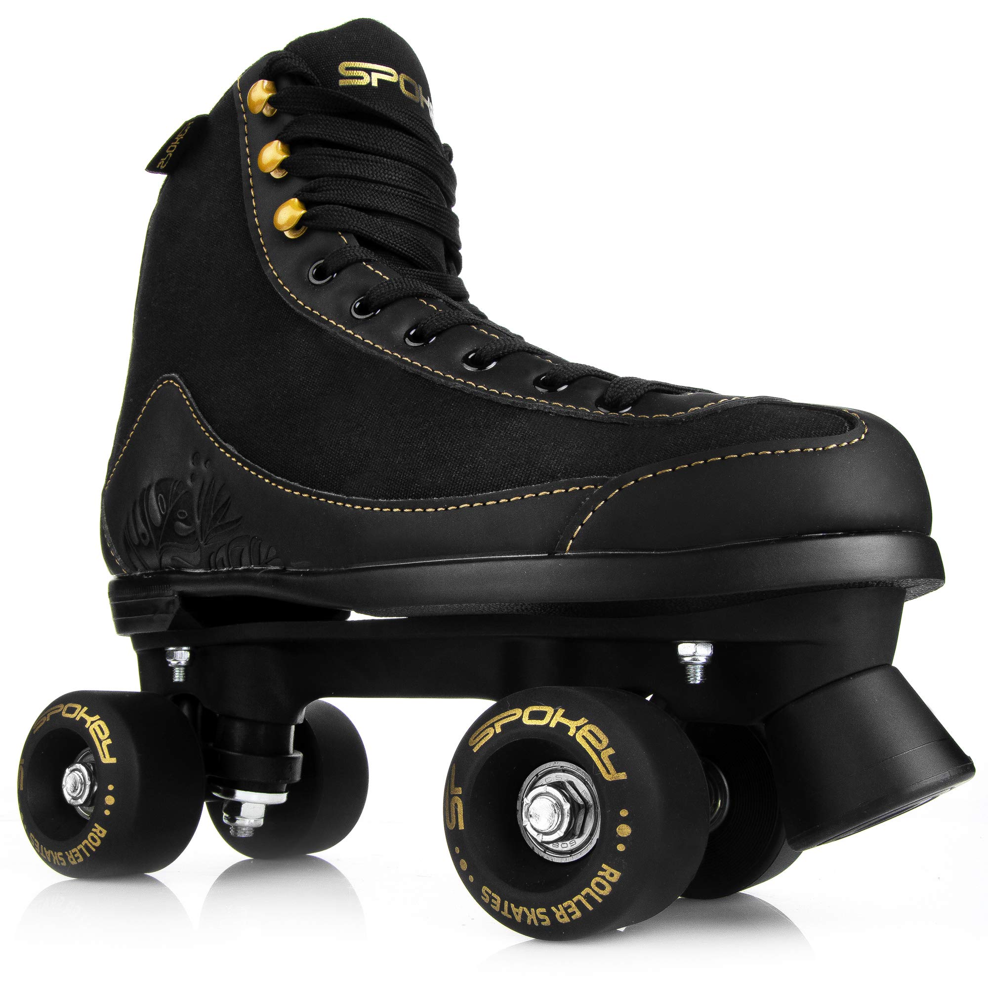 SPOKEY RAVINA Patins à roulettes pour adolescents et adultes jusqu'à un poids maximum de 100 kg | Roulement à billes carbone ABEC-7, rouleau PU 54 x 32 mm, botte souple (toile et éco-cuir) avec lacets