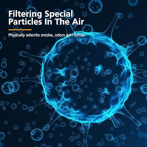 Miniatura 6 de Paquete de 2 filtros HEPA HP01 HP02 de repuesto compatibles con purificadores de escritorio Dyson HP01 HP02 DP01 DP02, reemplaza la pieza #