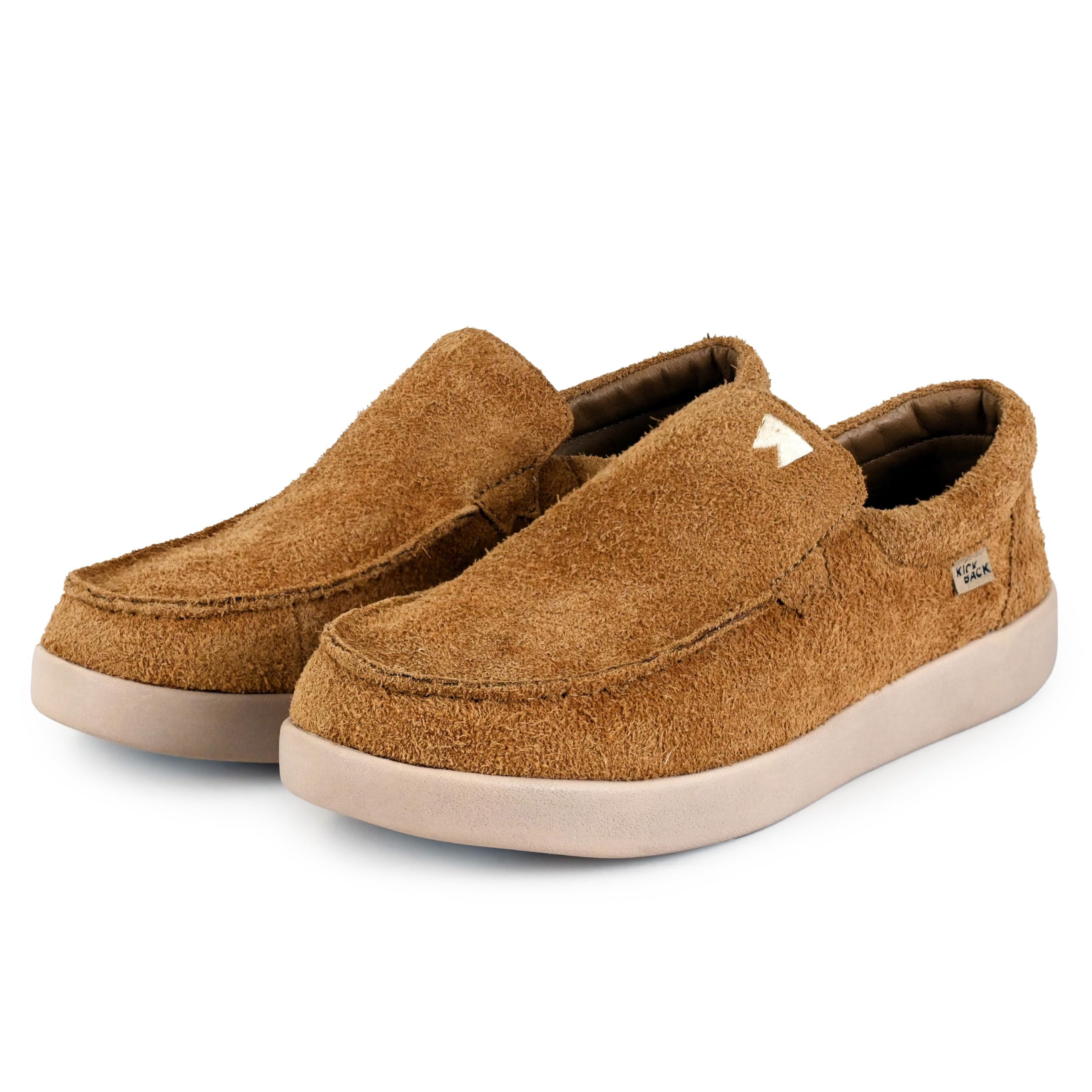 Kickback Don Juan Mocassins Slip‑on en Daim pour Homme – Chaussures Smart Casual avec Intérieur Doublé en Cuir Premium – Confort Amorti pour Sorties, Soirées ou Usage Quotidien