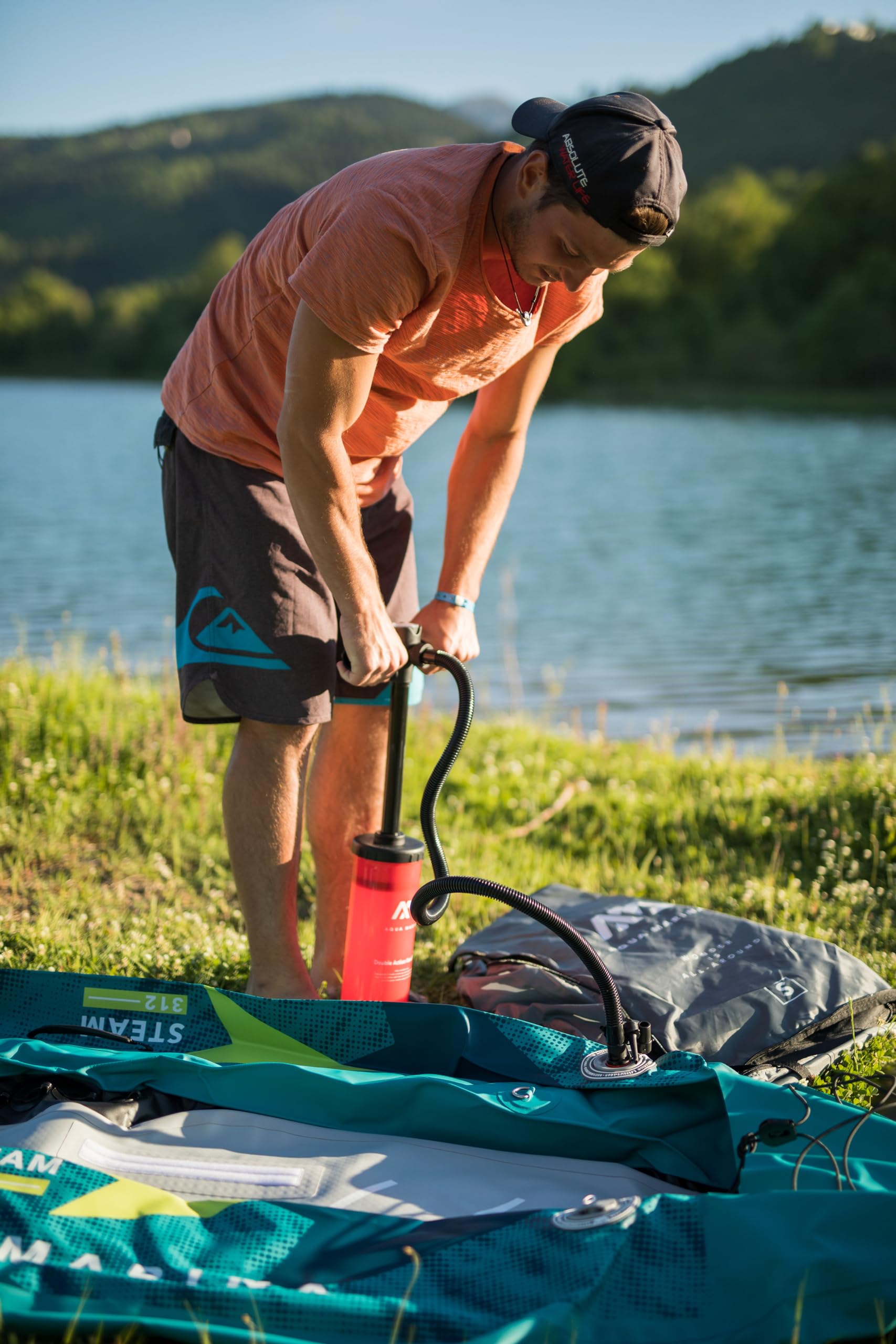 Aqua Marina Areo Ⅱ 16” Kayak Hand Pump, Pompe À Main Kayak, Multicolore, U, Adultes Unisexes