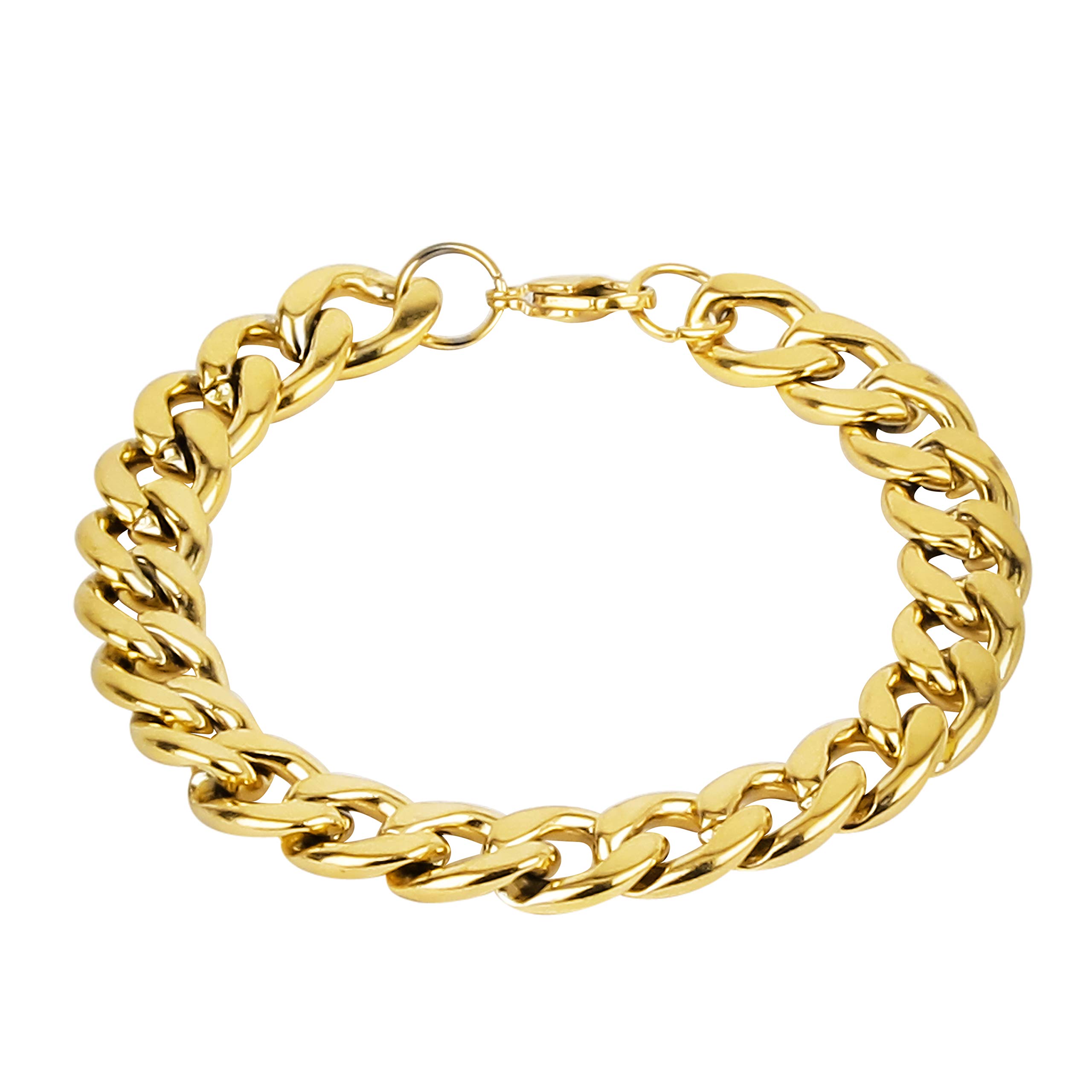 Fashion Frill Designer Stainless Steel Bracelet for Men Boys Silver Color Polished Bracelets (B08DWTFTJL) Amazon Price History, Amazon Price Tracker