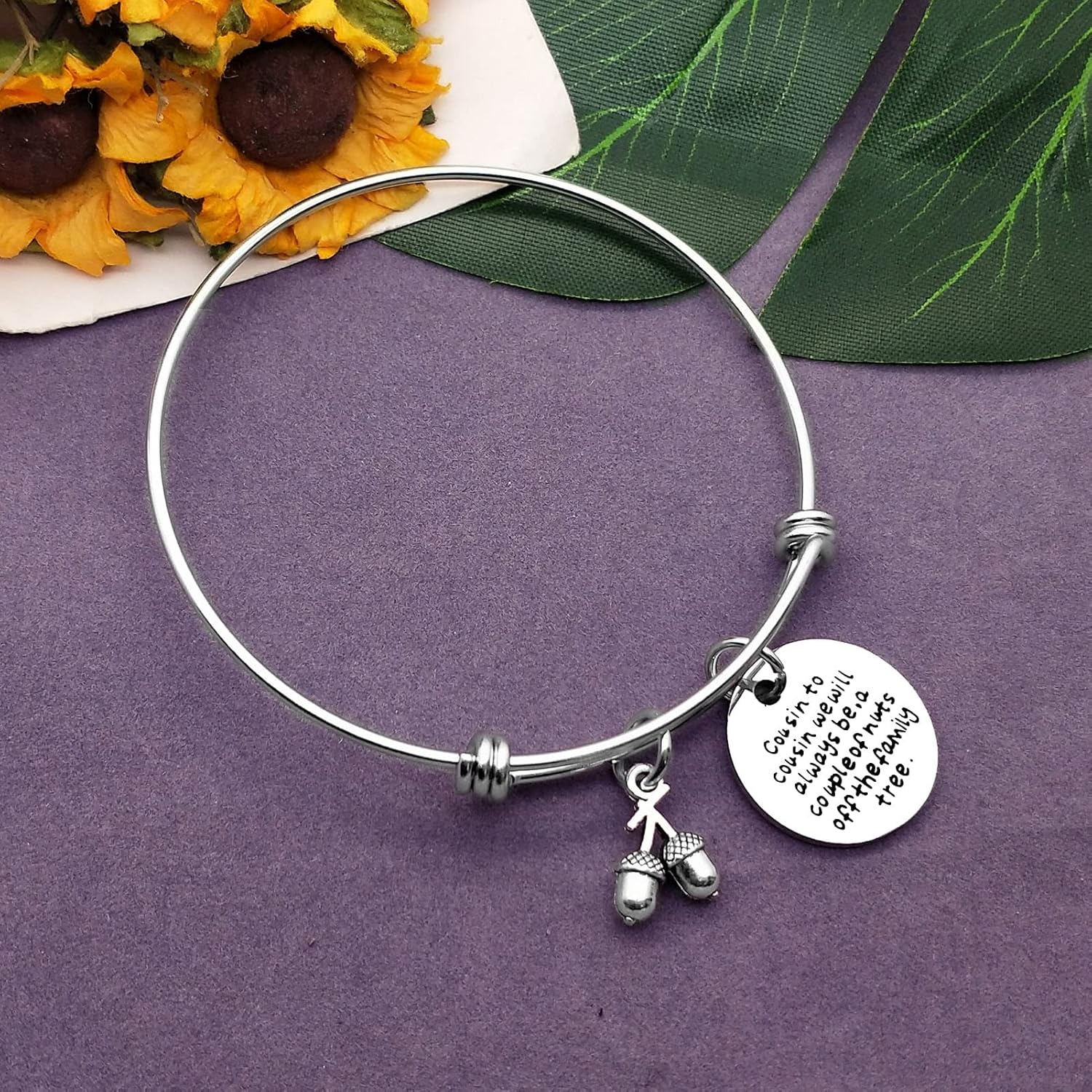 Vadaka Cousin Bracelet from Cousins Gift Family Jewelry Bracelet Birthday Gifts for Women Friend Christmas Graduation Gifts - Image 2