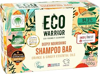 Eco Warrior Deeply Nourishing Shampoo Bar | Vegan, Cruelty Free, Natural...