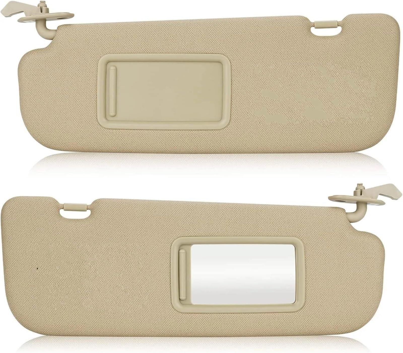 para Hyundai para Elantra 2011 2012 2013 2014 2015 Parasol Coche Tablero Interior Parte Lateral Conductor Pasajero(Beige 1 Pair)