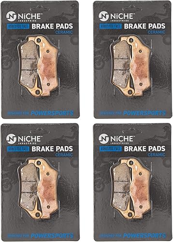 Miniatura 7 de NICHE Juego de pastillas de freno para Ducati Multistrada 1200 Monster 620 Harley-Davidson Street 500 750 delanterastraseras de cerámica 2 unidades