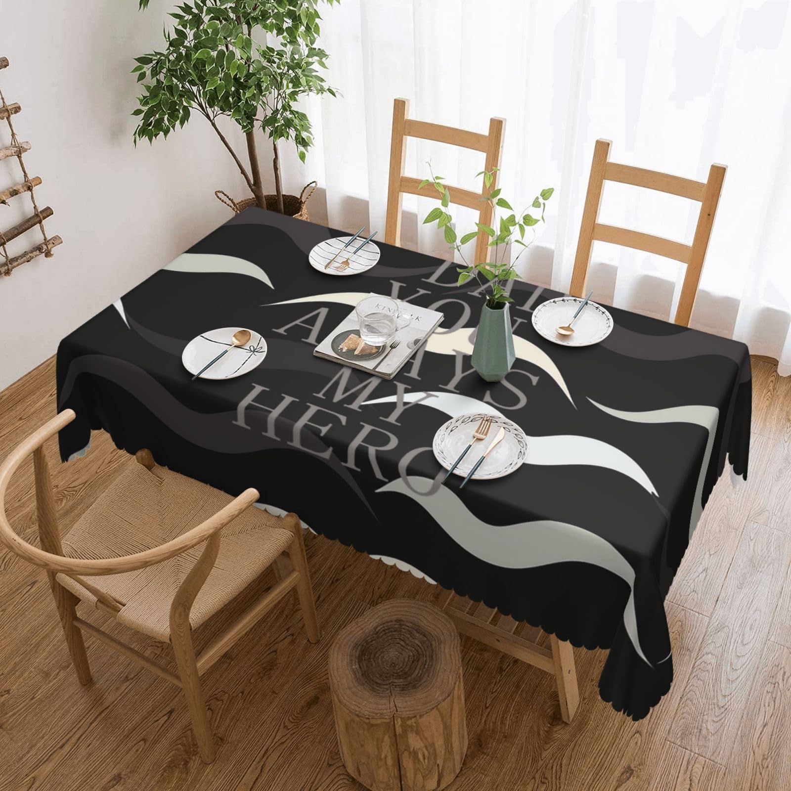 Nappe rectangulaire 137x183 cm imperméable et résistante à l'huile