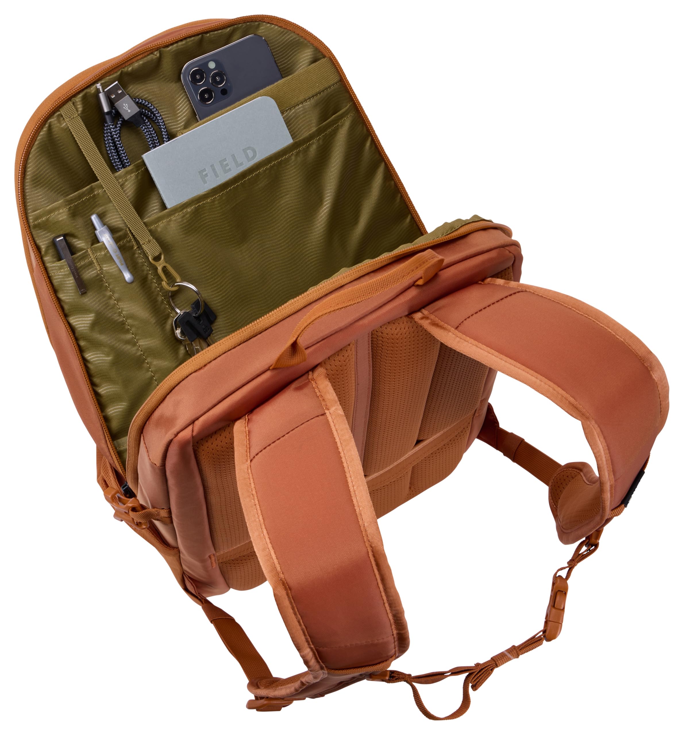 Thule Unisex Enroute Backpack plecak (1 opakowanie), Naturalna pomarańcza, 23