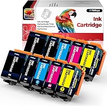 202XL Compatible Cartridges for Epson 202XL Multipack for Epson XP 6100 Ink for Epson Expression Premium XP-6100 XP-6105 XP-6000 XP-6005 XP-6001 XP6100 XP6105 Printer (Pack of 10)