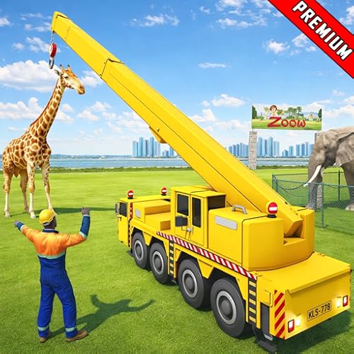 Modern City Safari Zoo Bau Simulator - Big Animal Truck Fahren 3D Zoo Spiele - Zoo Animal Transportation Games 2021