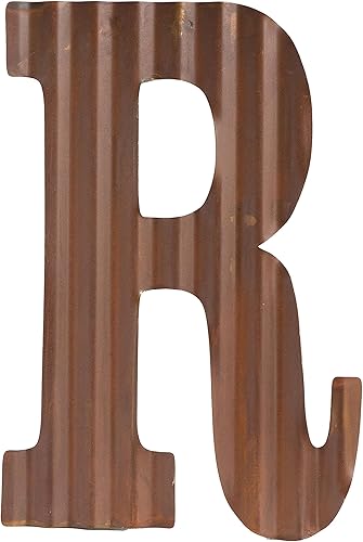 Miniatura 17 de COLLECTIVE HOME - Letras metálicas de 12 pulgadas para decoración de pared, letras oxidadas corrugadas, decoración rústica para colgar en la pared
